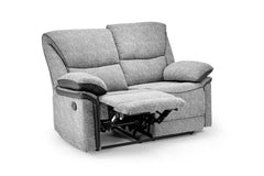 Anzla Recliner 2 Seater Sofa - Grey