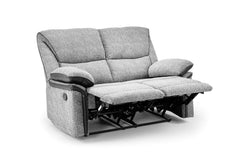 Anzla Recliner 2 Seater Sofa - Grey