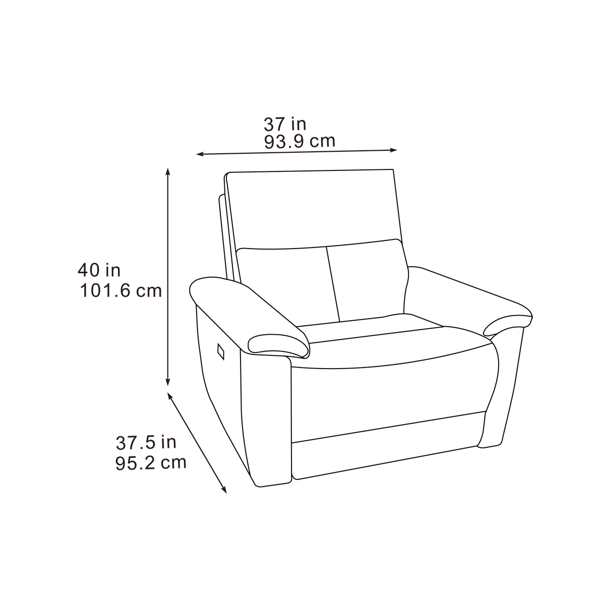 Klint Power Recliner Armchair