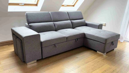 Artemis Universal Sofabed With Storage - Grey