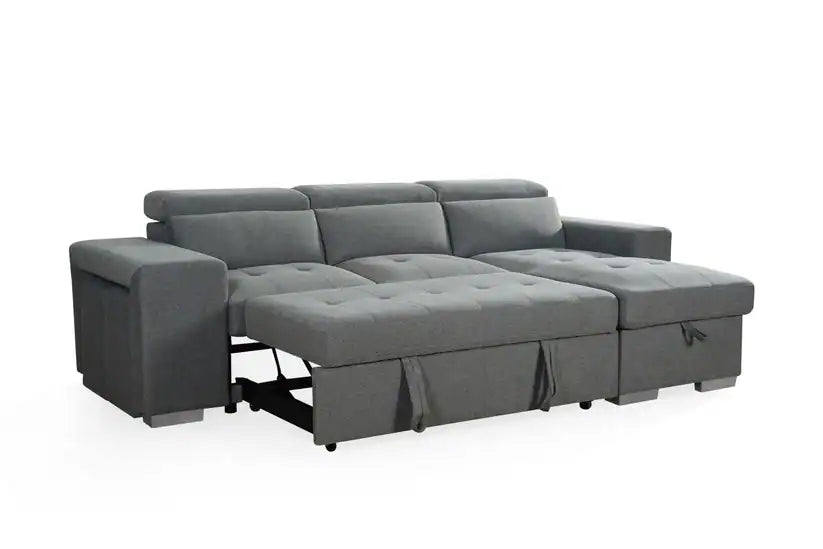 Artemis Universal Sofabed With Storage - Grey