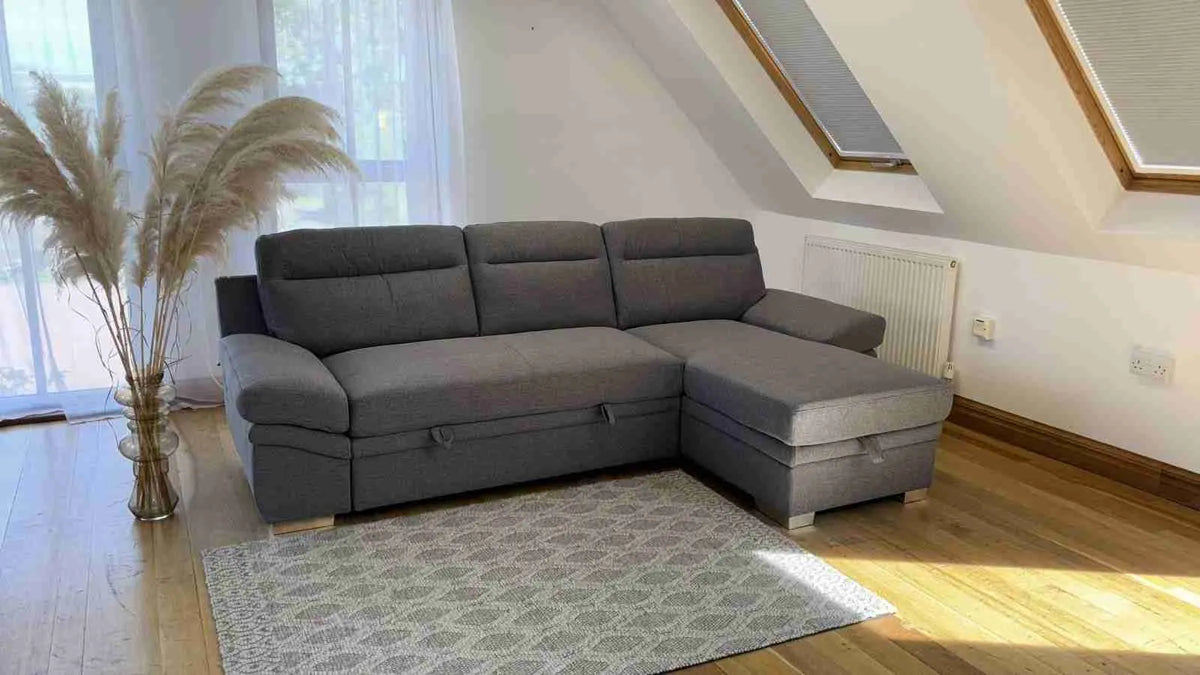 Artemis Universal Sofabed With Storage - Grey