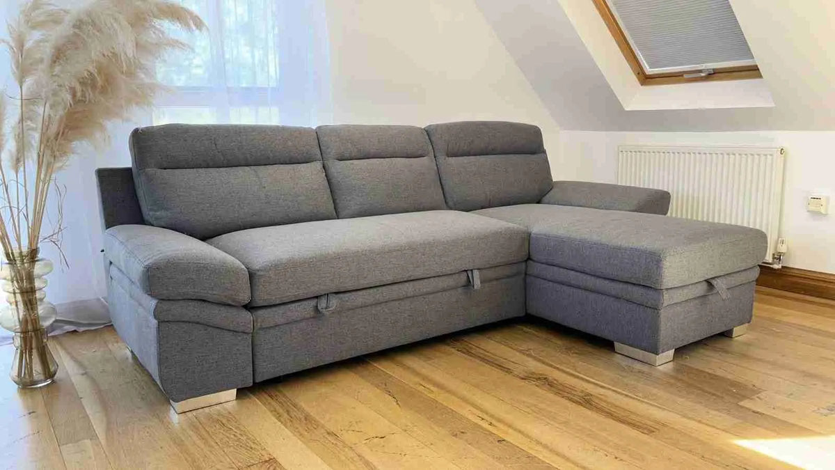 Artemis Universal Sofabed With Storage - Grey
