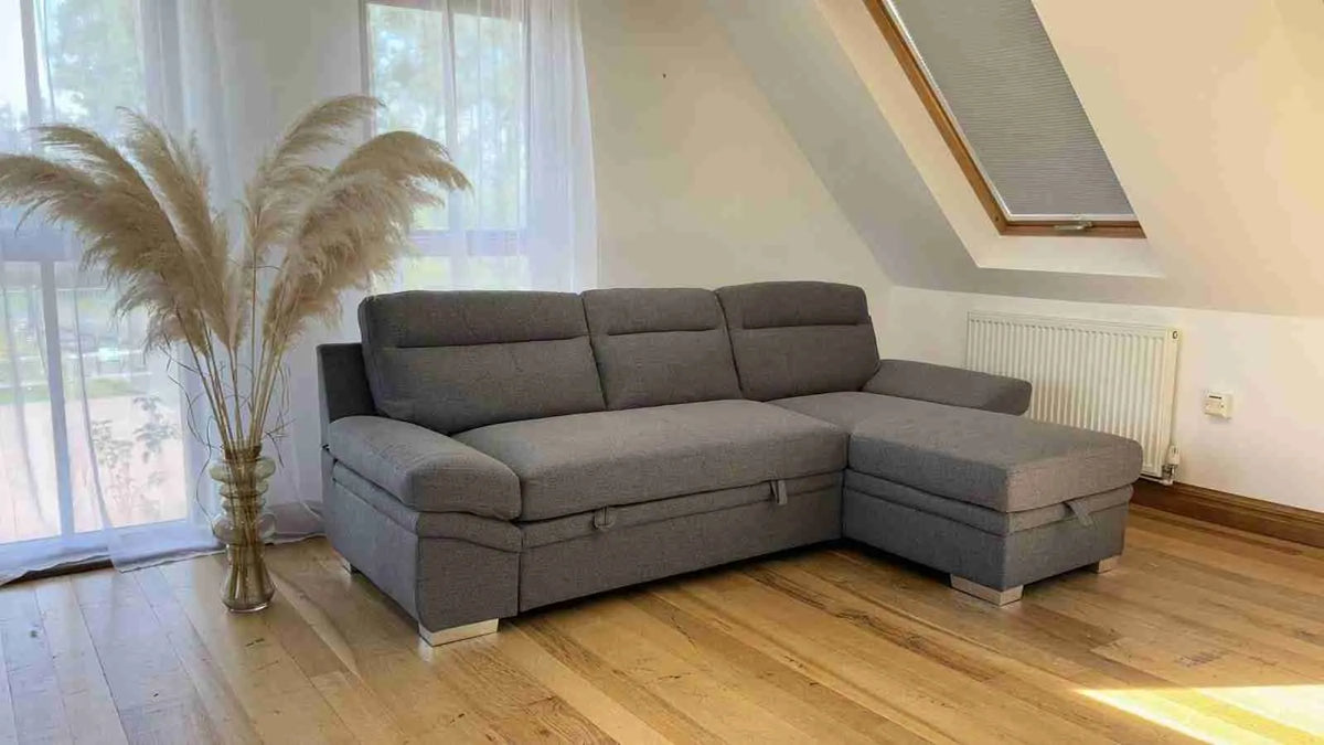 Artemis Universal Sofabed With Storage - Grey