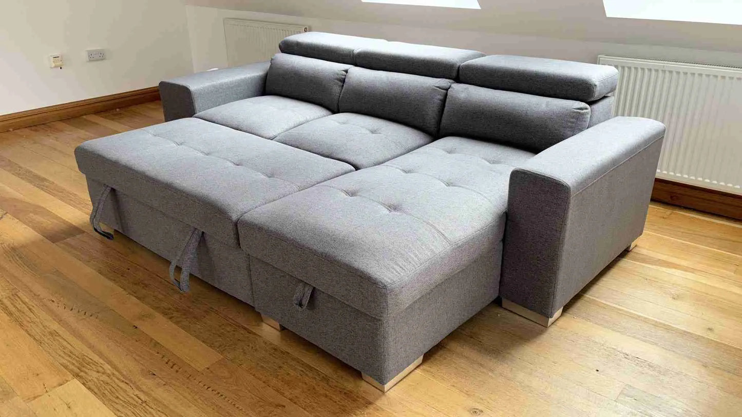 Artemis Universal Sofabed With Storage - Grey