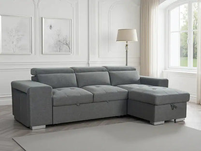 Artemis Universal Sofabed With Storage - Grey