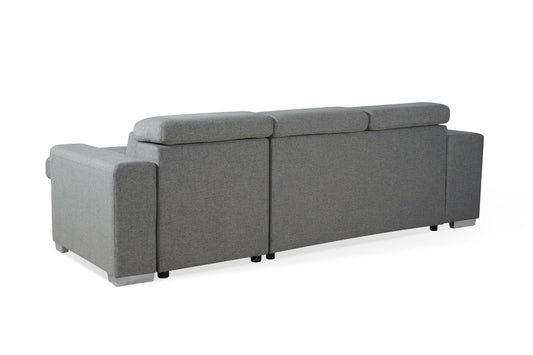 Artemis Universal Fabric Corner Sofabed - Grey