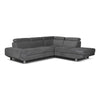 Artic Right Hand Facing Corner Sofa Bed With Storage Box - Grey