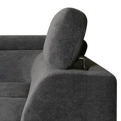 Artic Right Hand Facing Corner Sofa Bed With Storage Box - Grey