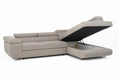 Asto Right Hand Corner Sofa - Cream