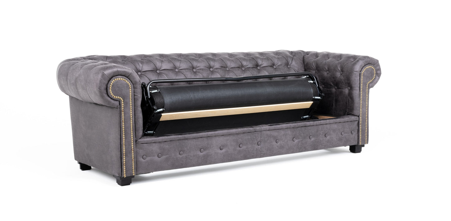 Astor 3 Seater Sofa Bed - Grey