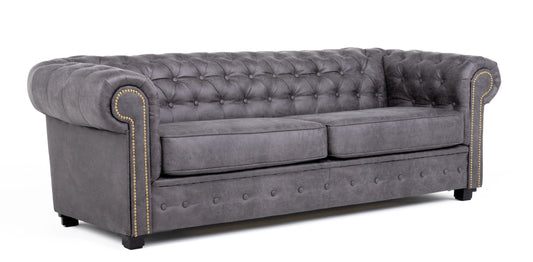 Astor 3 Seater Sofa Bed - Grey