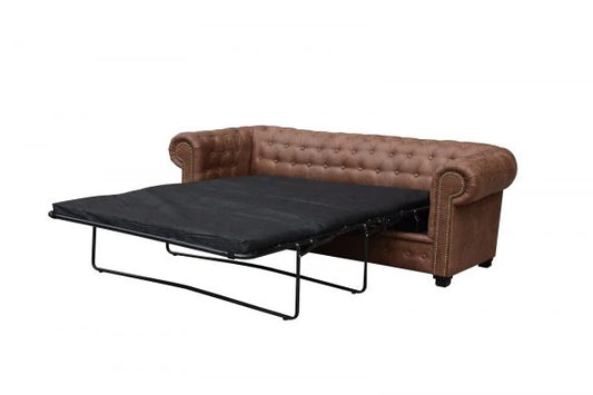Astor Leather 3 Seater Sofa Bed