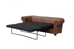 Astor Leather 3 Seater Sofa Bed