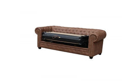 Astor Leather 3 Seater Sofa Bed
