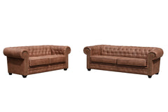 Astor Leather 3+2 Seater Sofa