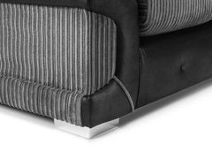 Axania Sofa 2 Seater - Black / Grey