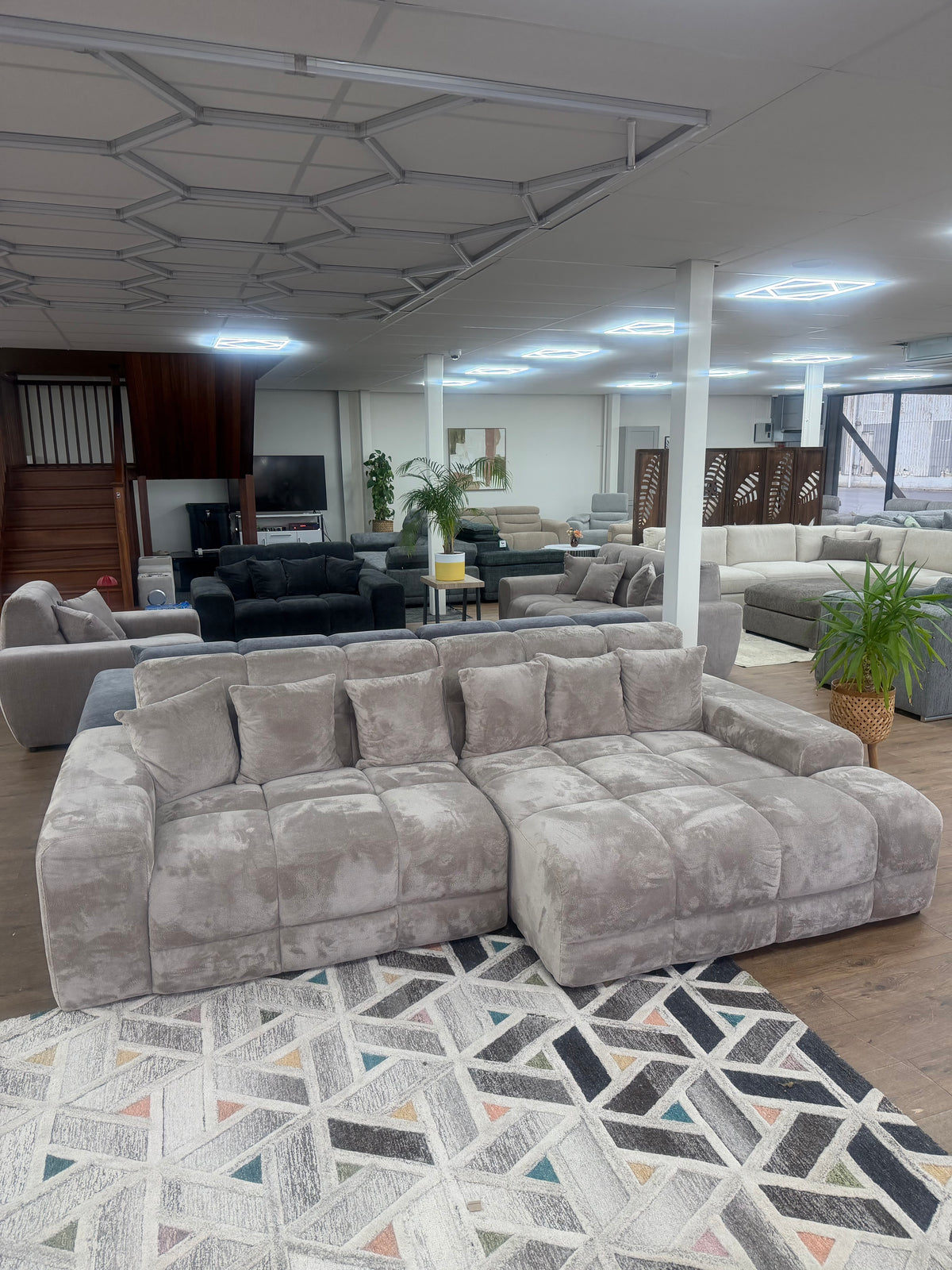 Jacob Sofa Plush Mocha Right Hand Facing Corner