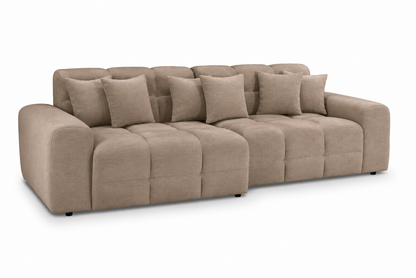 Jacob Sofa Mocha Left Hand Facing Corner