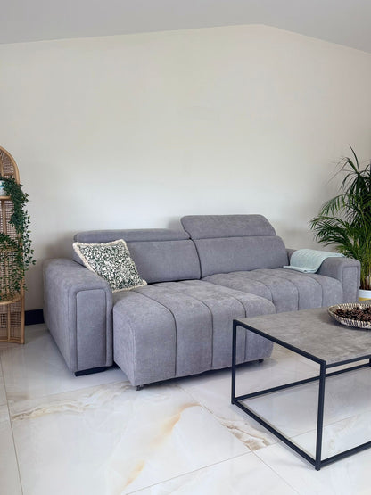 Molly 3 Seater Electric Sofa Bed - Grey