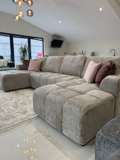 Shanghai Luxury U Shape Sofa Bed - Beige