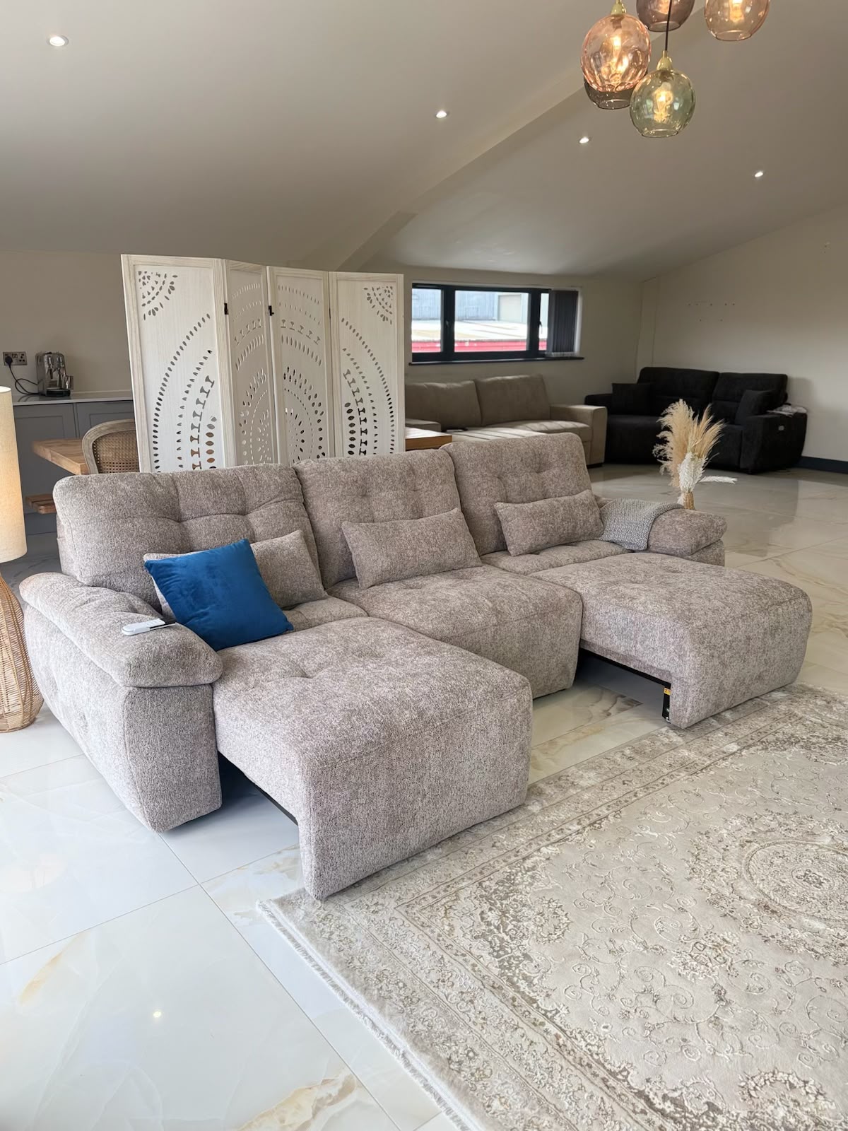 Dallas Electric Sofabed - Beige
