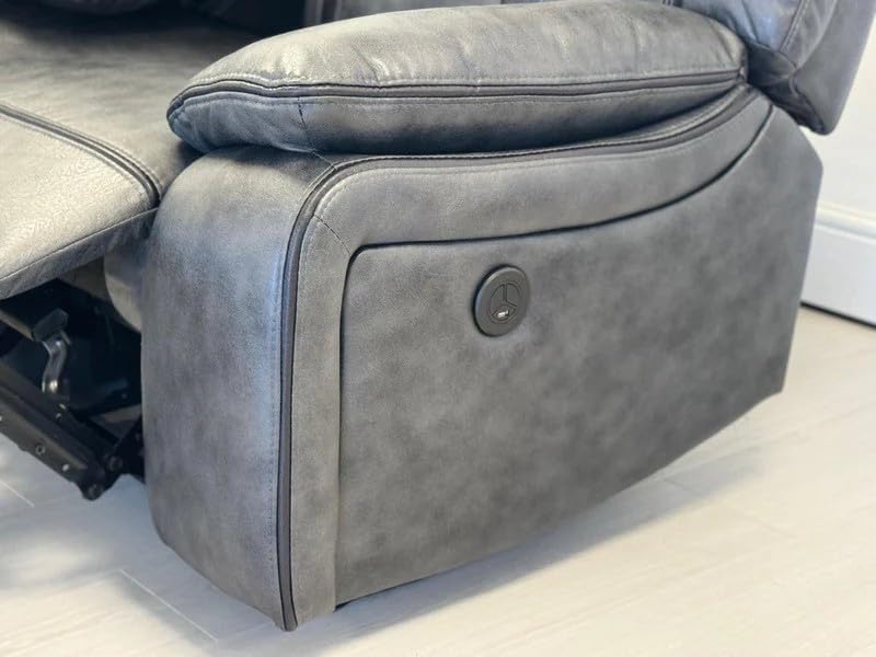 Nova Electric Recliner Leather Sofa 3+2 Seater