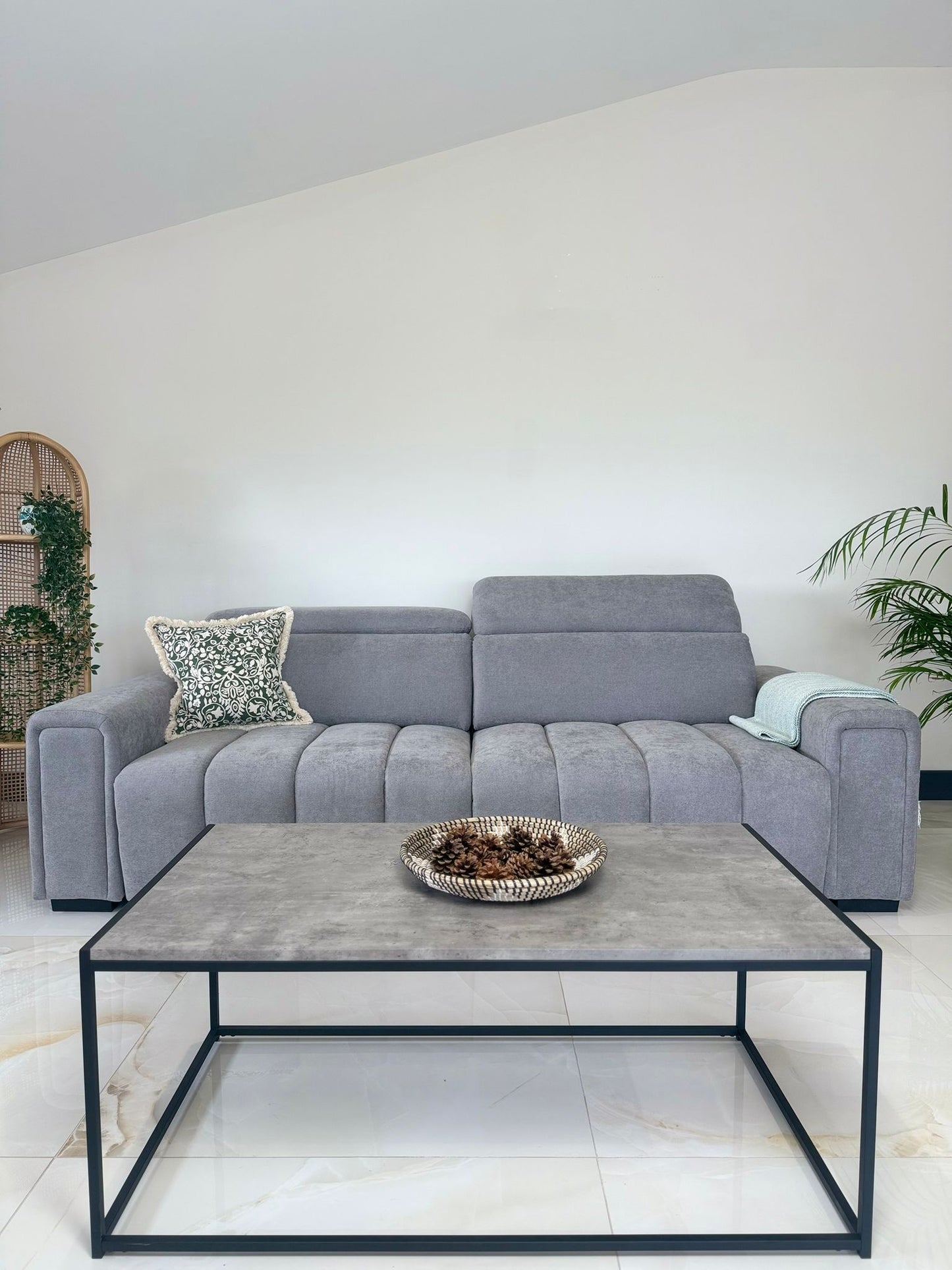 Molly 3 Seater Electric Sofa Bed - Grey