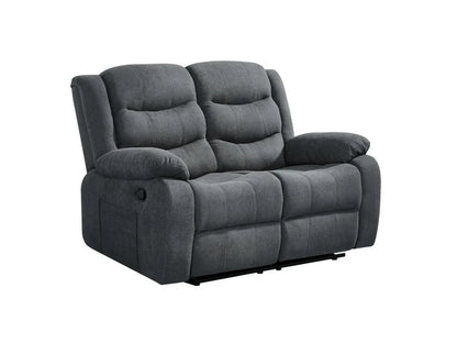 Roma 3+2 Grey Fabric Manual Recliner Sofa
