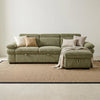 Hudson Universal Corner Storage Sofa Bed - Green