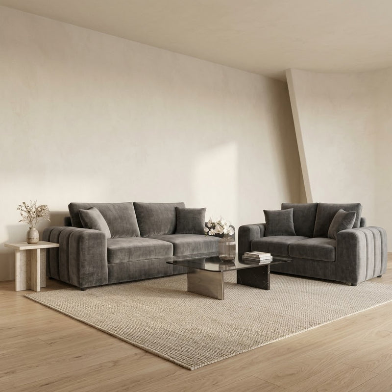 Laguna Grey 3+2 Seater Sofa