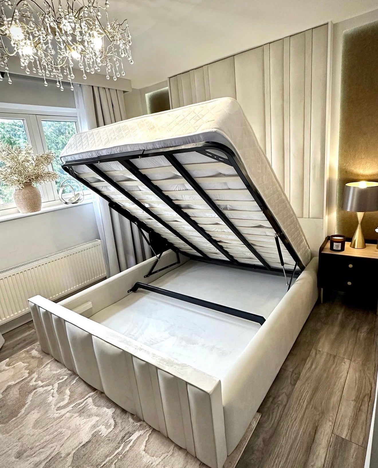 Dolce High Headboard Bed Frame
