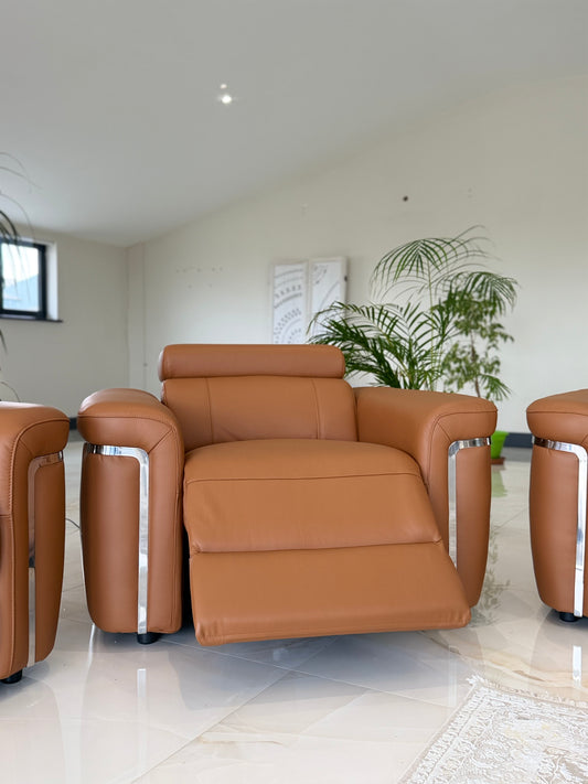 Somerville Electric Recliner Sofa Armchair - Tan