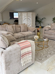 Solaya 3+2 Seater Sofa - Beige