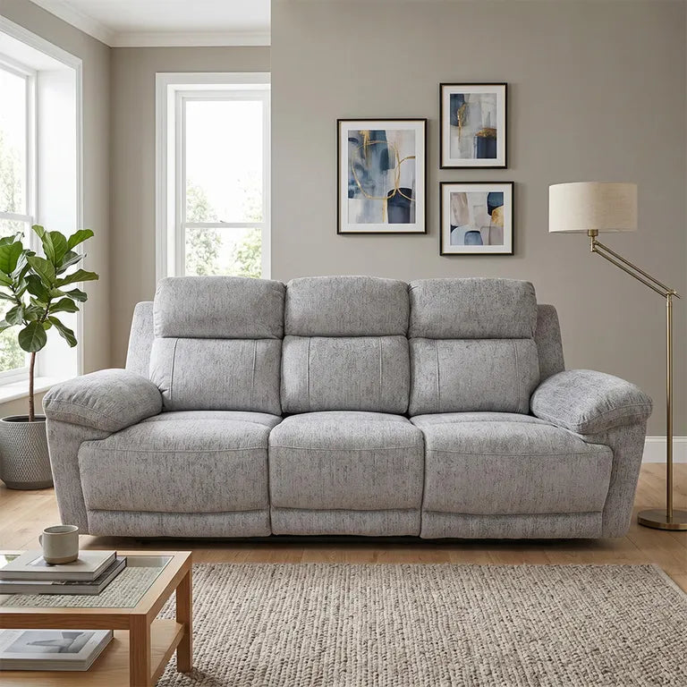 Owen Electric Recliner 3+2 Seater Sofa - Grey