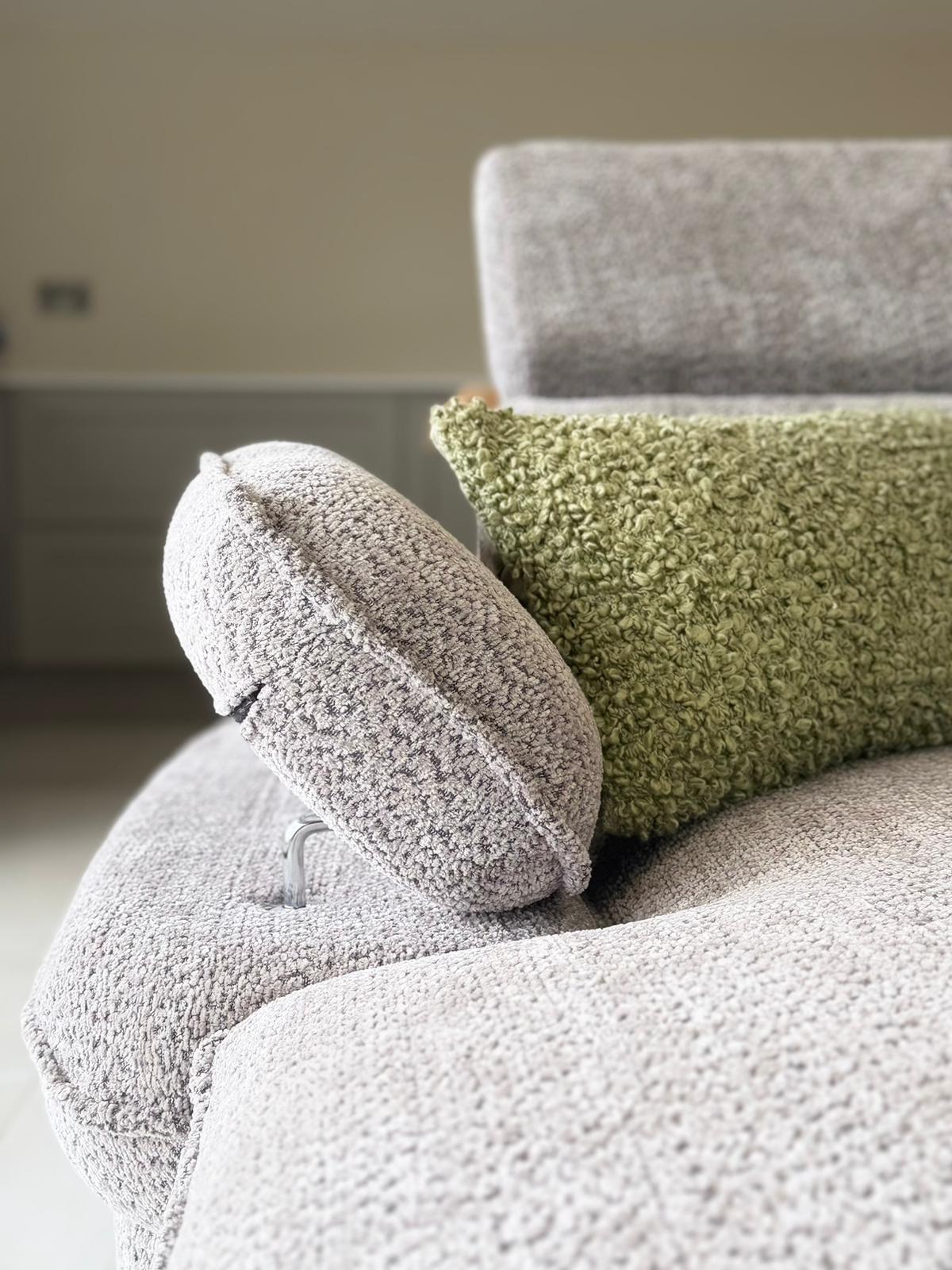 Hudson U Shape Storage Sofa Bed - Grey
