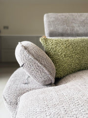 Hudson U Shape Storage Sofa Bed - Grey