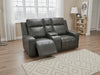 Barcelona Electric Recliner 2 Seater - Grey