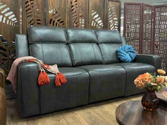 Barcelona Electric Recliner 3+2 Seater Sofa - Grey