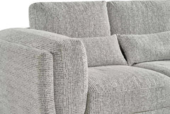 Bari 3+1+1 Sofa Set - Grey