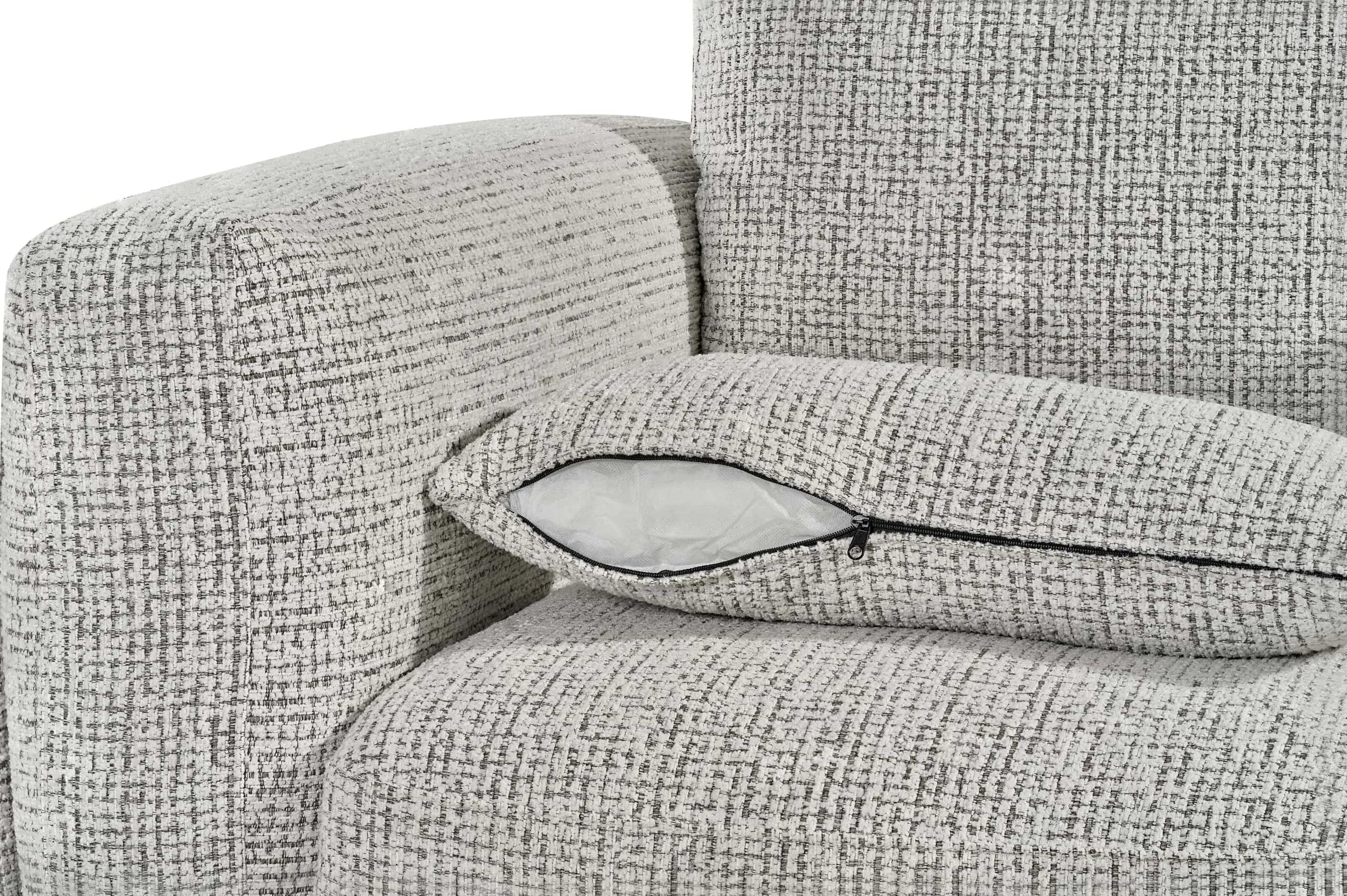 Bari 3+1+1 Sofa Set - Grey