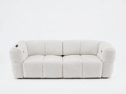 Ventura Power Slider 3 Seater Sofa - Beige