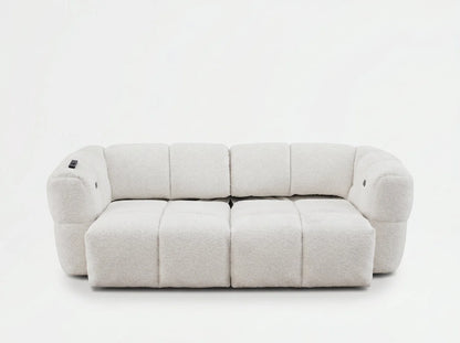 Ventura Power Slider 3 Seater Sofa - Beige
