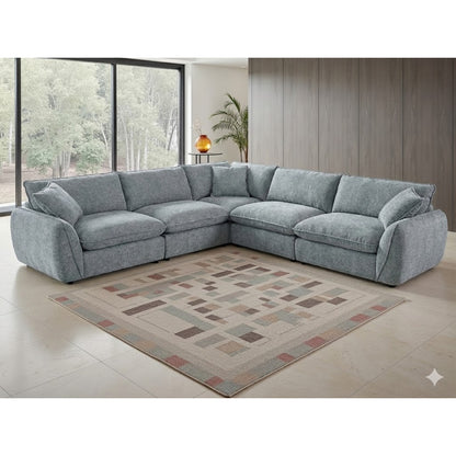 Berlin Large Corner Sofa - Grey