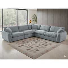 Berlin Large Corner Sofa - Grey