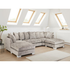 Bishop Fullback Alaska Truffle U Shape Sofa
