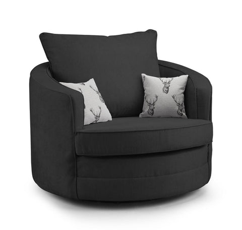 Bodnar Scatterback Swivel Chair Sofa