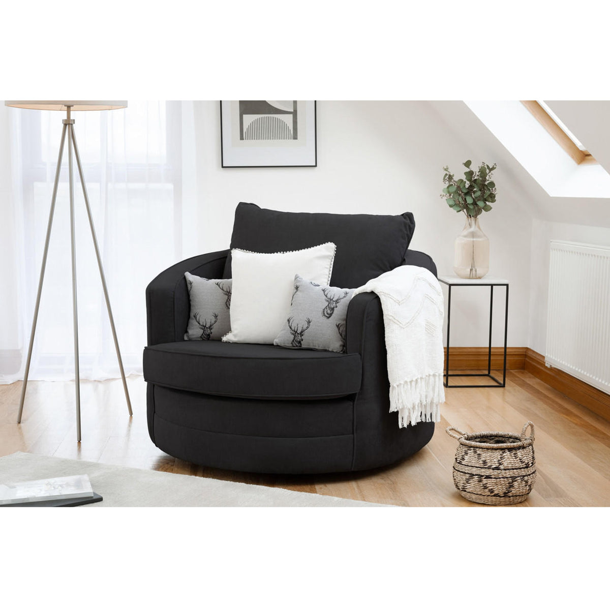 Bodnar Fullback Swivel Chair Sofa