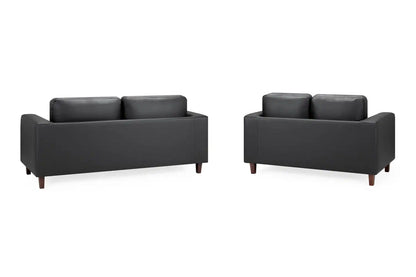 Box 3+2 Sofa Set - Black