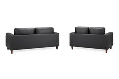 Box 3+2 Sofa Set - Black
